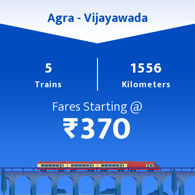 Agra To Vijayawada Trains